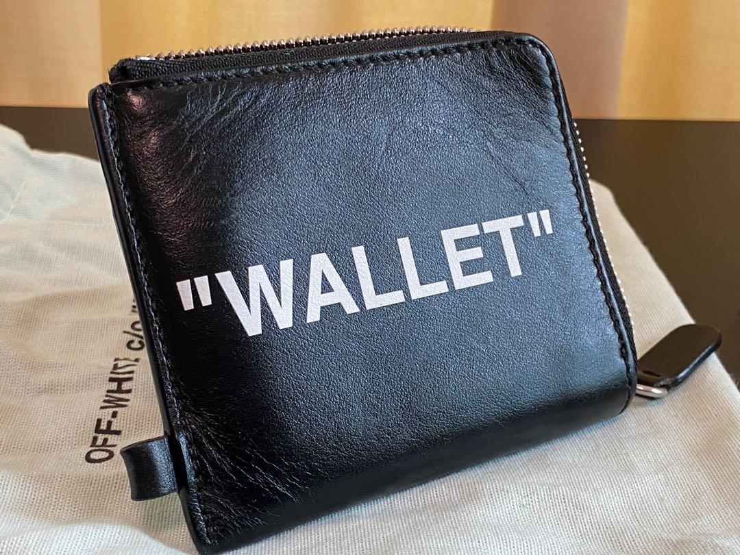 Off-White c/o Virgil Abloh Binder Leather Zip Around Wallet in