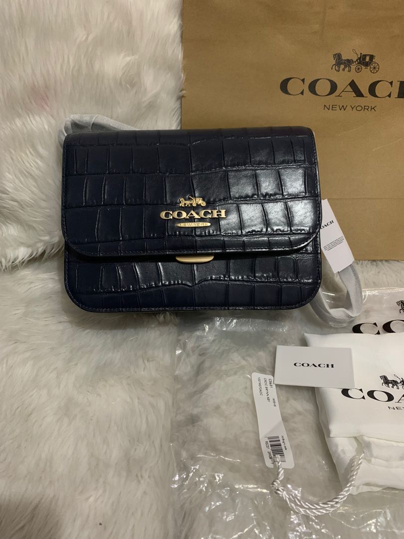 Coach crocodile crossbody clearance