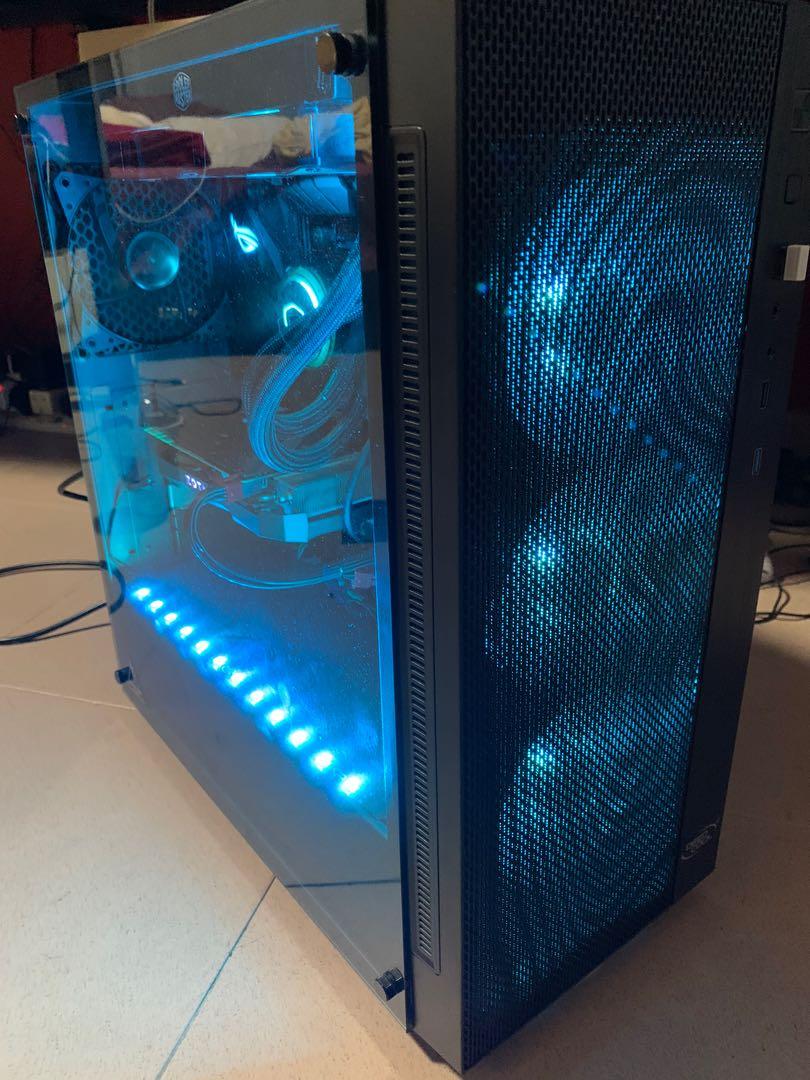 Partial gaming pc desktop no gpu ryzen
