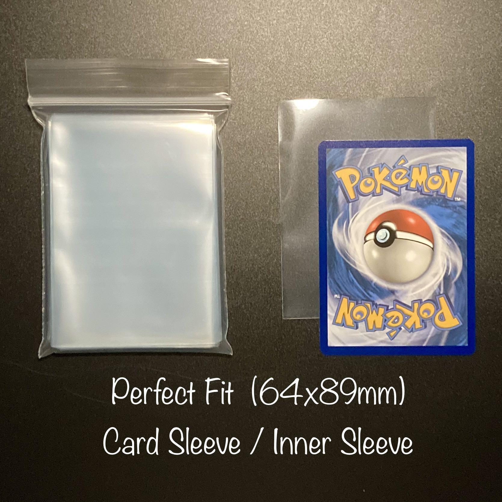 Perfect Fit Sleeves / Inner Sleeve for Standard Size Card TCG KMC  Alternative 64x89mm, Hobbies & Toys, Toys & Games on Carousell
