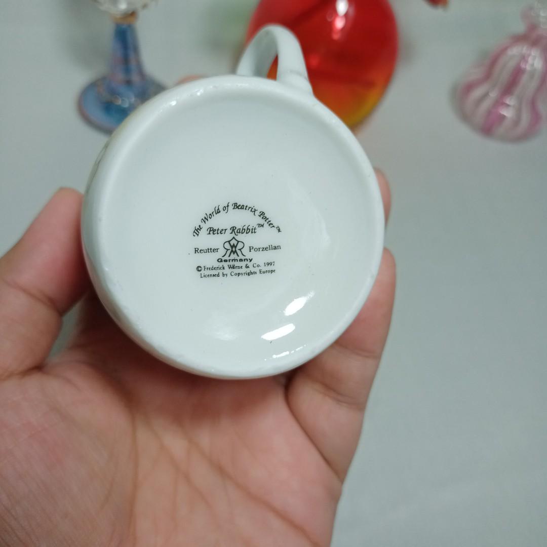 PETER RABBIT CUP (Category: Coffee & Tea Tableware) located in Makati City. Submitted by nyxhemera26 (Listing ID 1118733137, Image 3). Description: PETER RABBIT CUP • PORCELAIN FROM GERMANY • 2 PCS AVAILABLE.