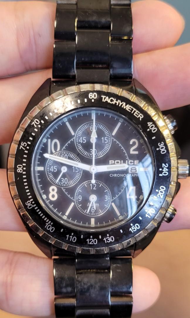 Police Chronograph watch 10962J original black Carousell