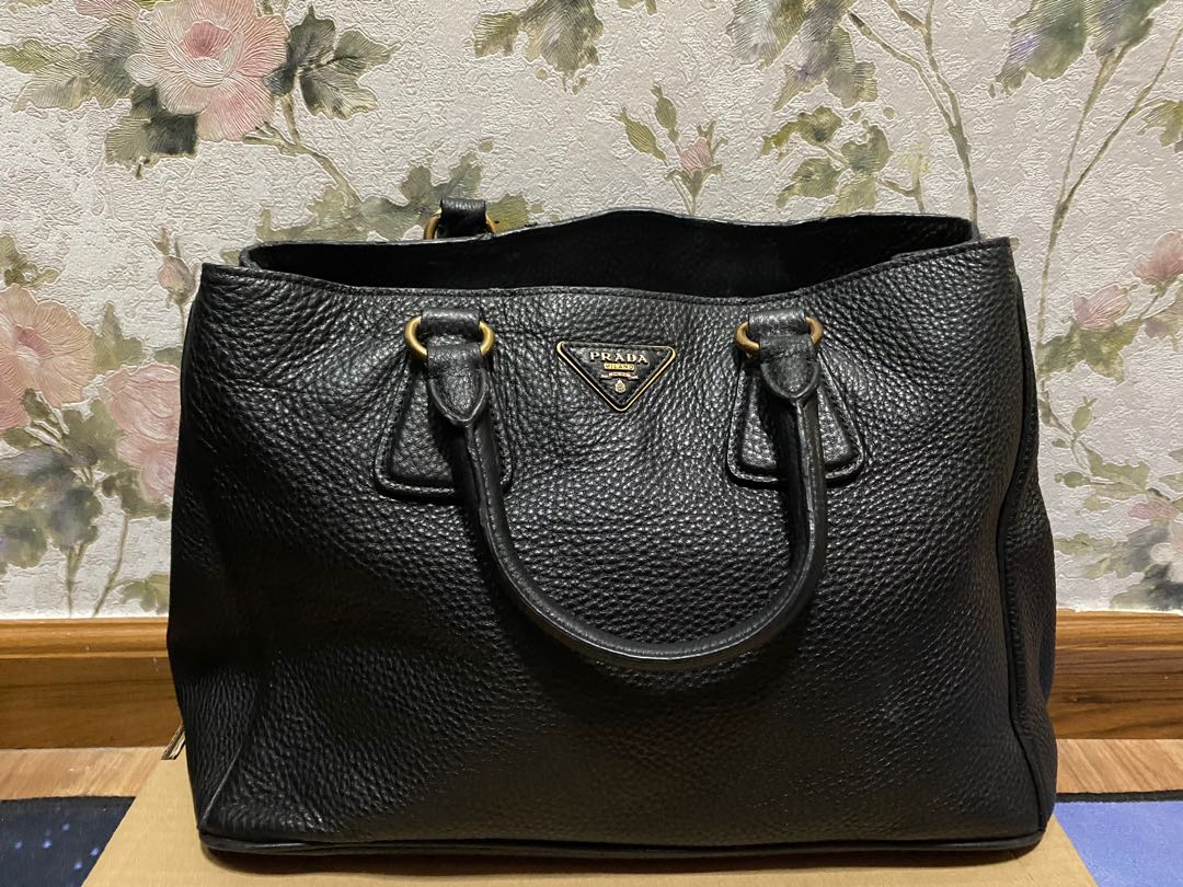 SALES PRADA Leather Bag ‼️, Luxury, Bags & Wallets on Carousell