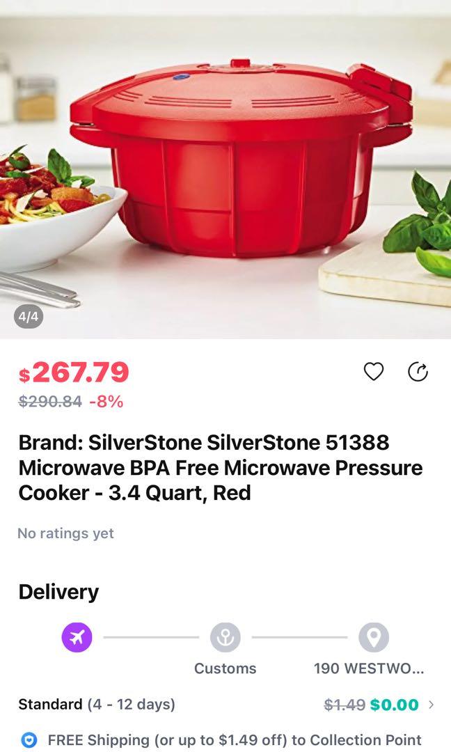 Prestige microwave store pressure cooker
