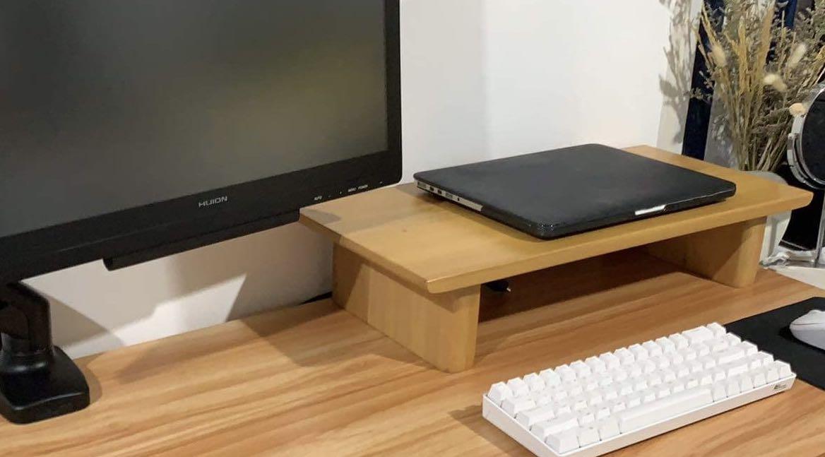 Pure Mahogany Riser (Category: Office Furniture & Fixtures) located in Bulacan. Submitted by cath.declutters (Listing ID 1118794592, Image 2). Description: Premium Mahogany Monitor Riser .