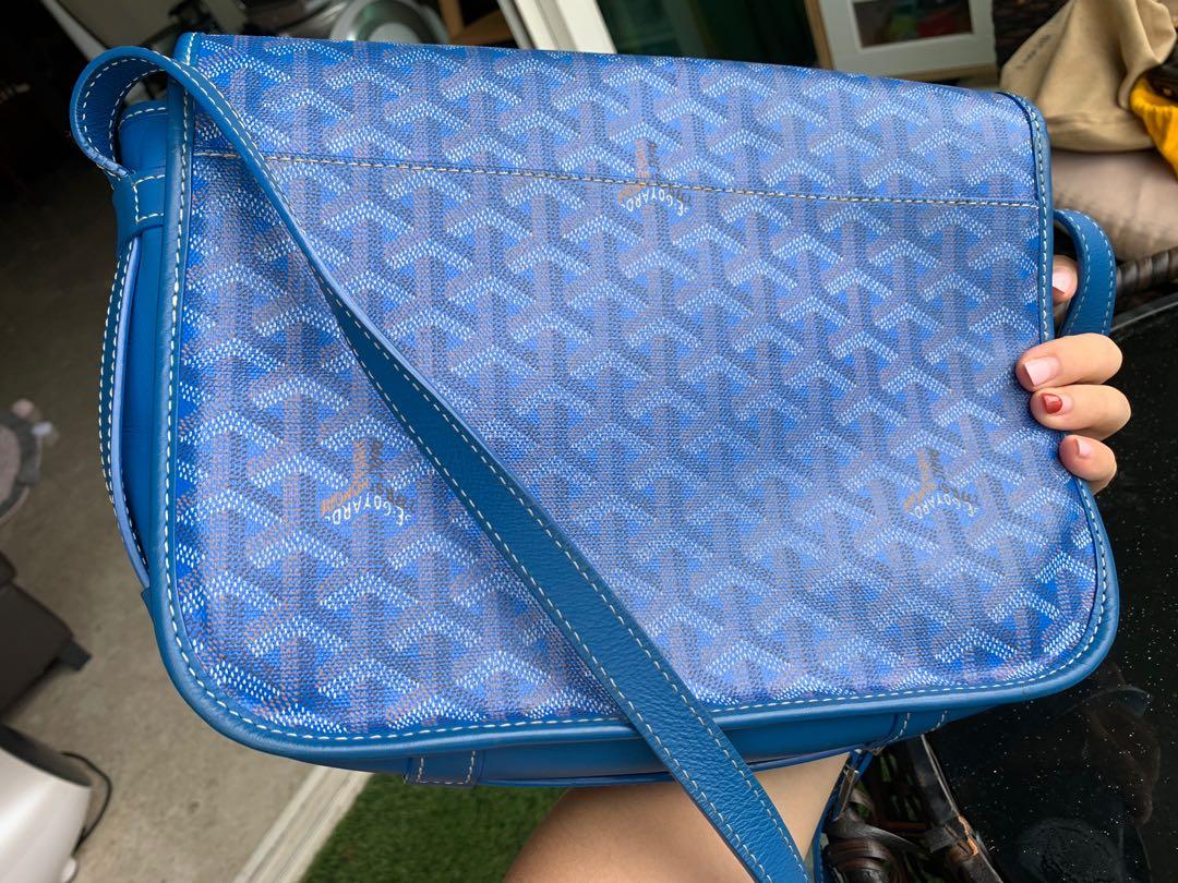 Blue goyard hotsell messenger bag