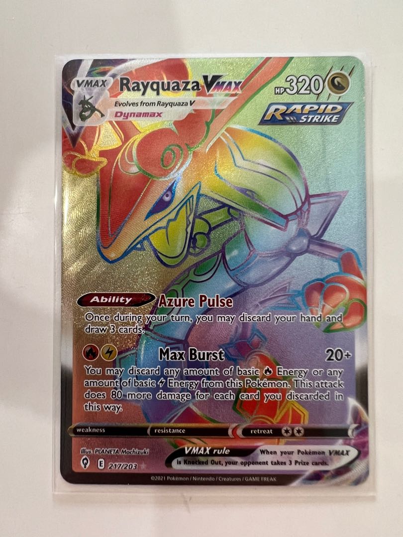 Rayquaza VMAX - 217/203 - Hyper Rare