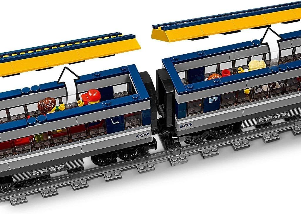 READY STOCK LEGO 60197 City Passenger Train Toy Set 677 Pieces