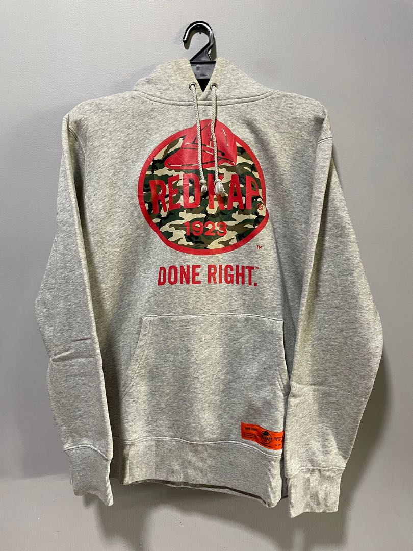 Red new arrivals kap hoodie