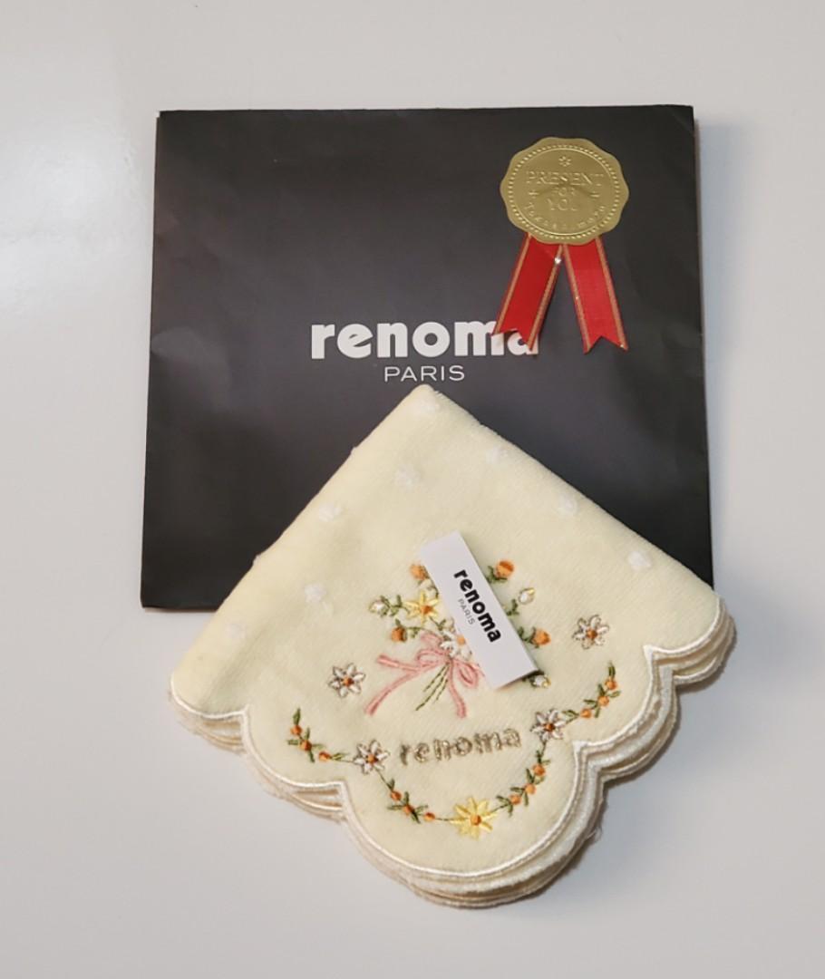 Renoma hand towel (Category: Bedding & Towels) located in Quezon City. Submitted by lajean (Listing ID 1117699278, Image 1). Description: Renoma hand towel Unused 💯% Legit bought from Japan Shipping fee at buyer's expense.