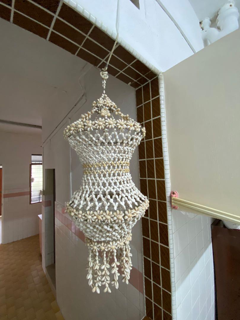 Vintage Sea shell hanging decor, Furniture & Home Living, Home Decor ...