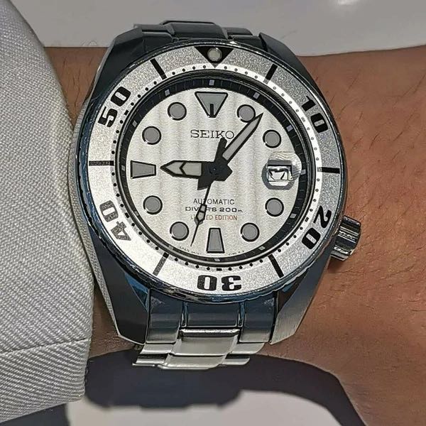Seiko prospex silver best sale sumo limited edition spb029