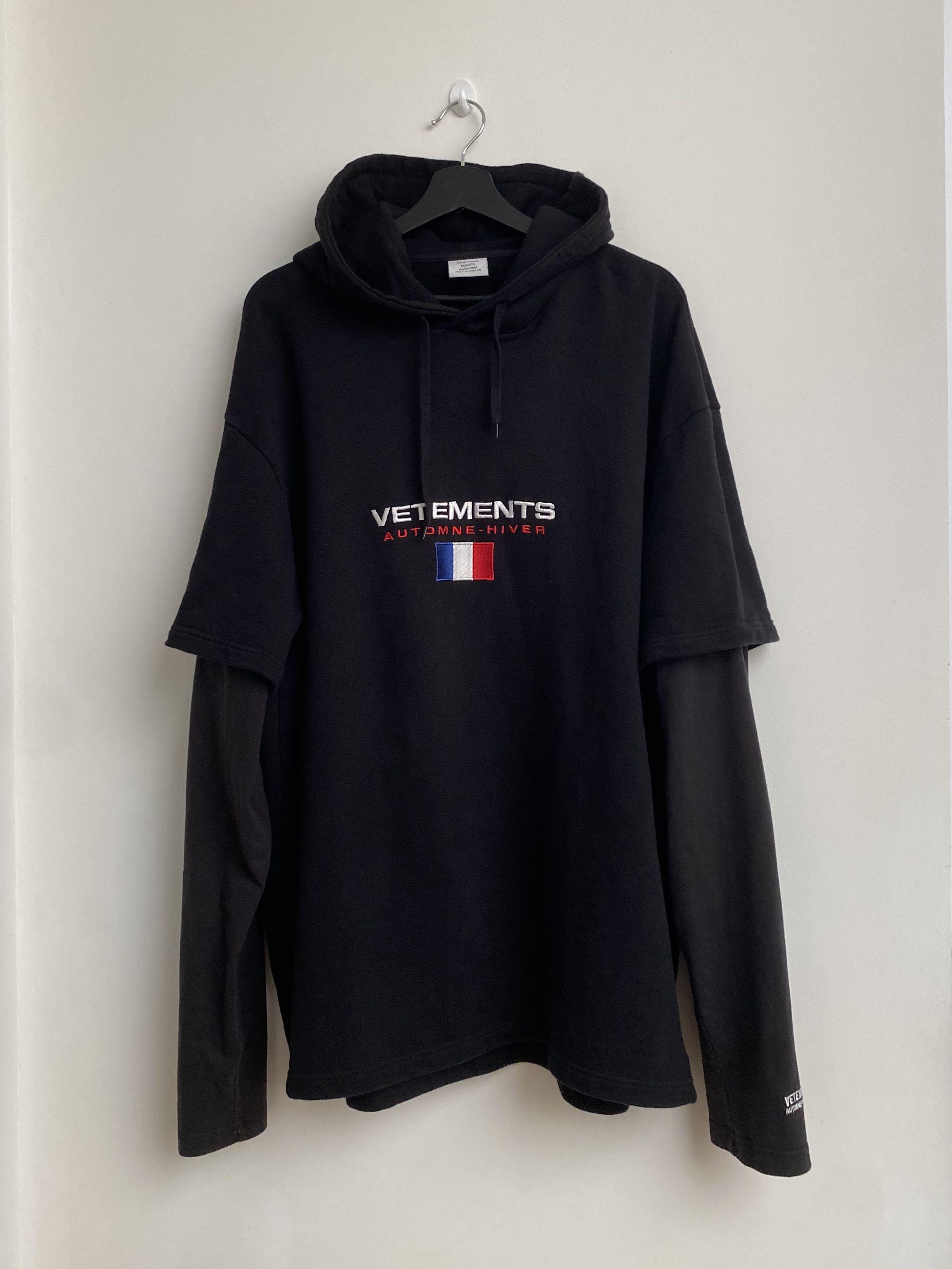 vetements automne hiver 2018 hoodie
