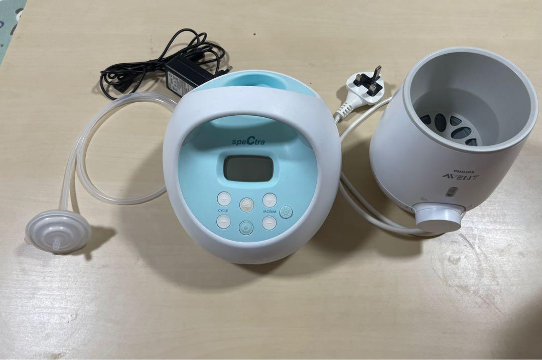 Spectra S1 Breast Pump and Avent bottle warmer Babies Kids Nursing Feeding Breastfeeding Bottle Feeding on Carousell