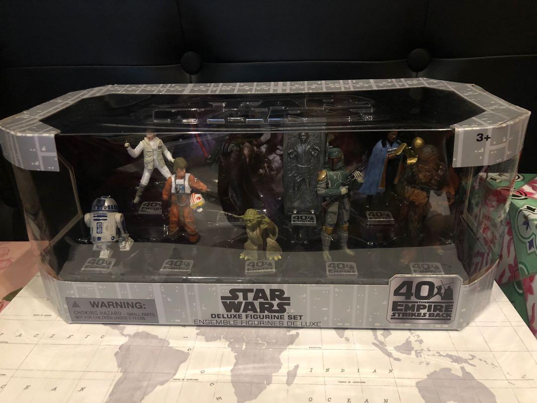 Disney Star Wars Deluxe Figurine Set 40th Anniversary Empire Strikes Back for sale online 