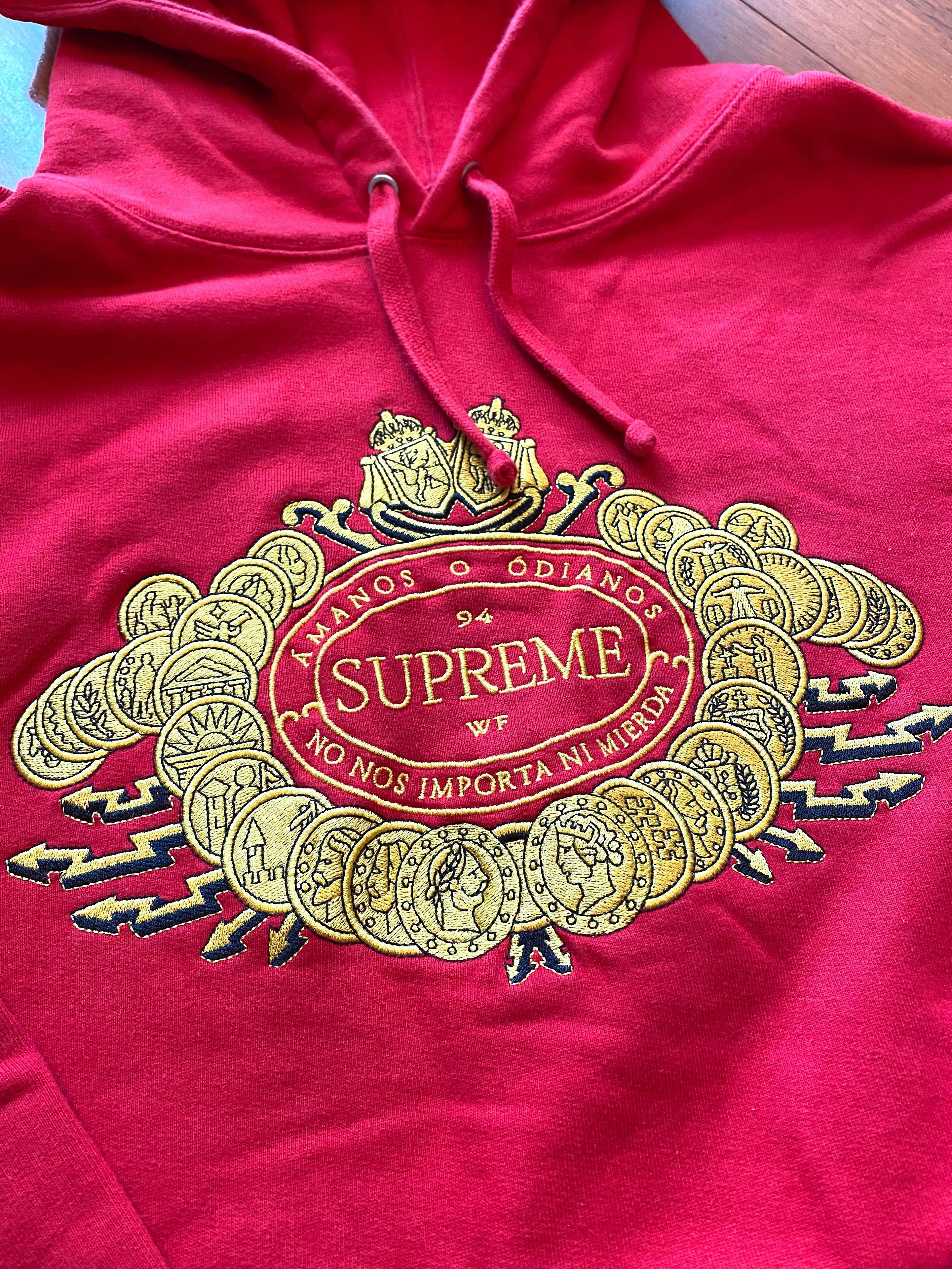 Amanos o odianos supreme hoodie 2025