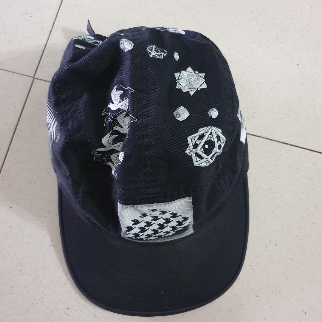 Supreme MC Escher Camp Cap Black SS17 