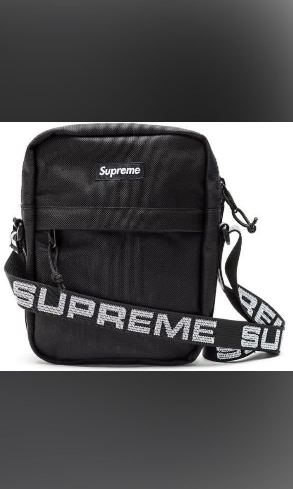 Supreme cheap satchel black