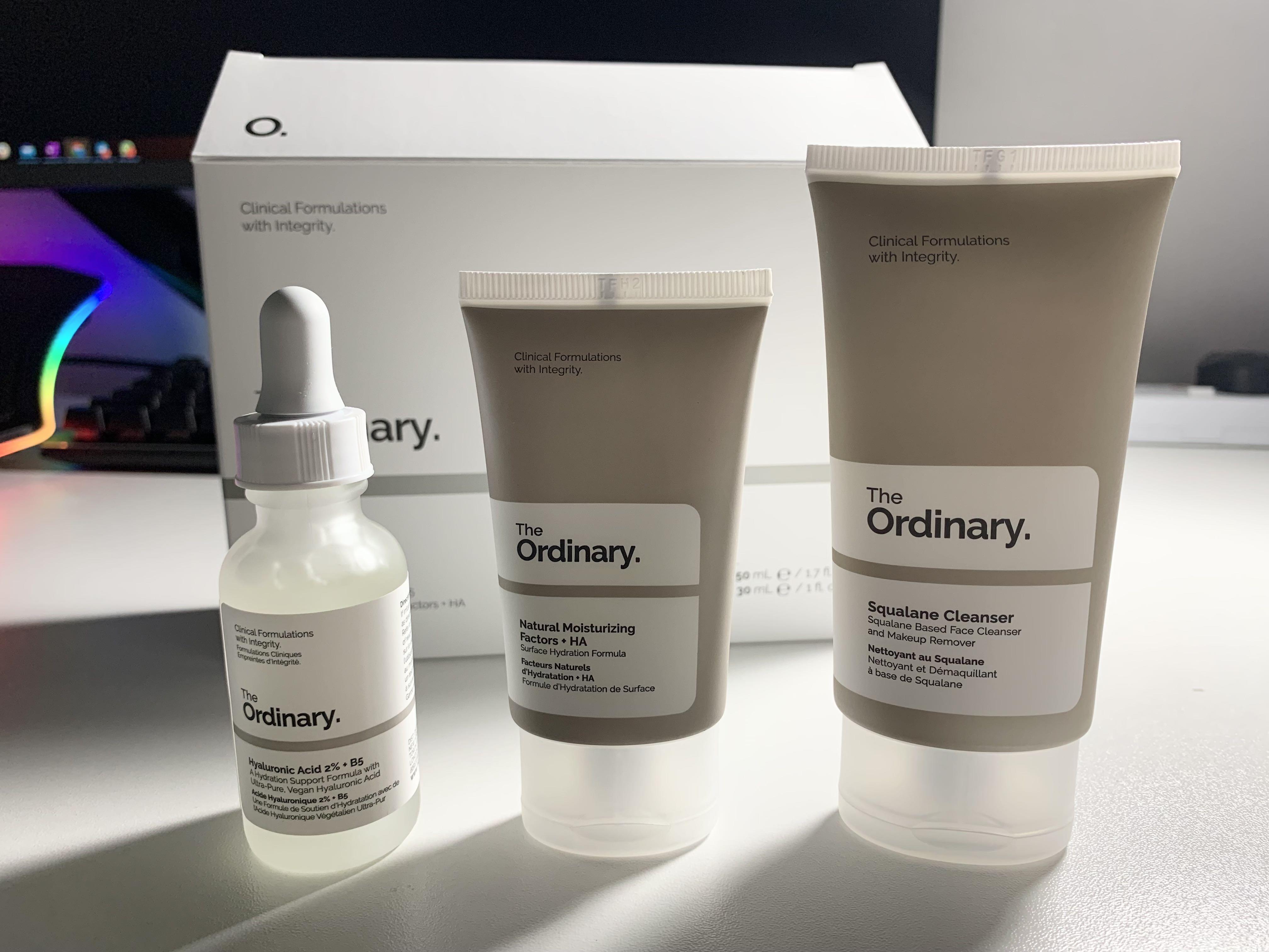 The ordinary daily set 3 things beauty personal care face