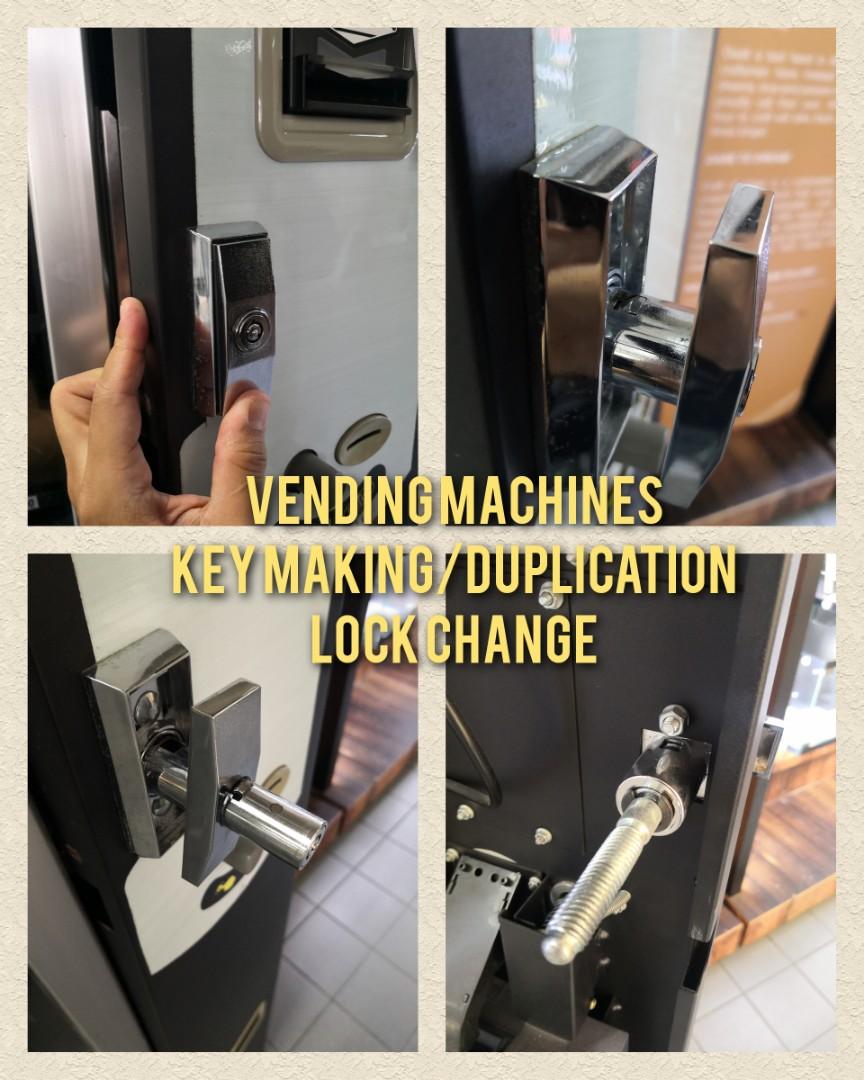 Vending Machines Lock and Key Services, Furniture & Home Living
