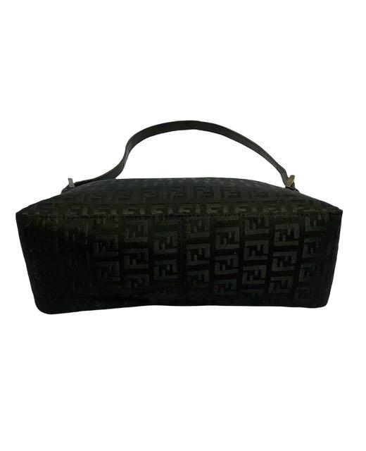 Vintage Fendi Baguette Black Zucca Bag, Women's Fashion, Bags & Wallets