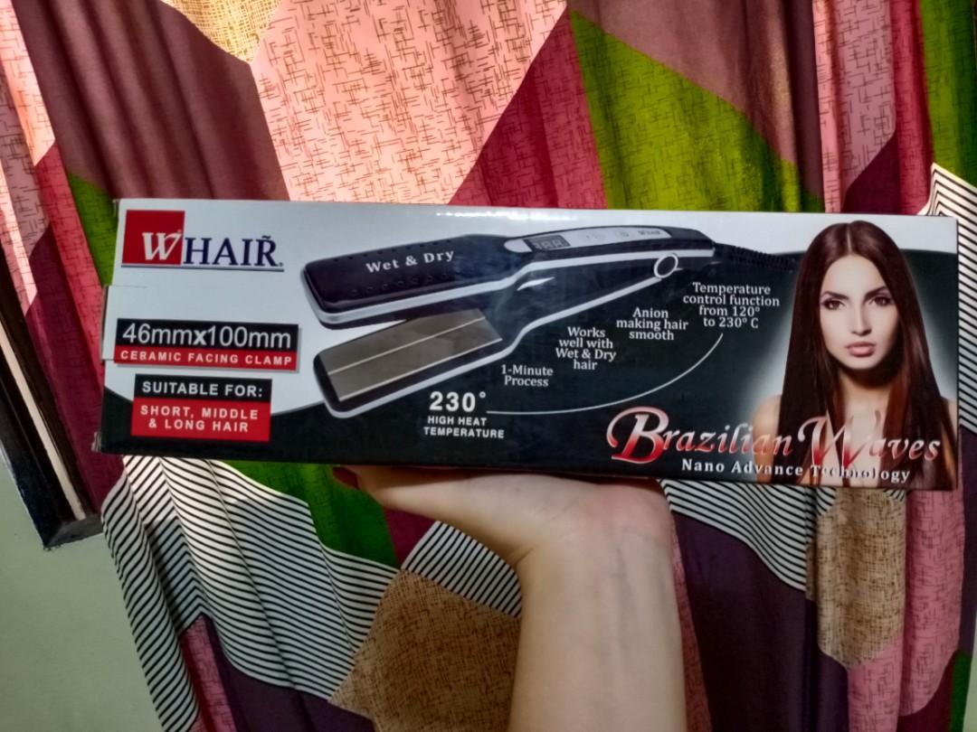 W elite wet and dry hair iron