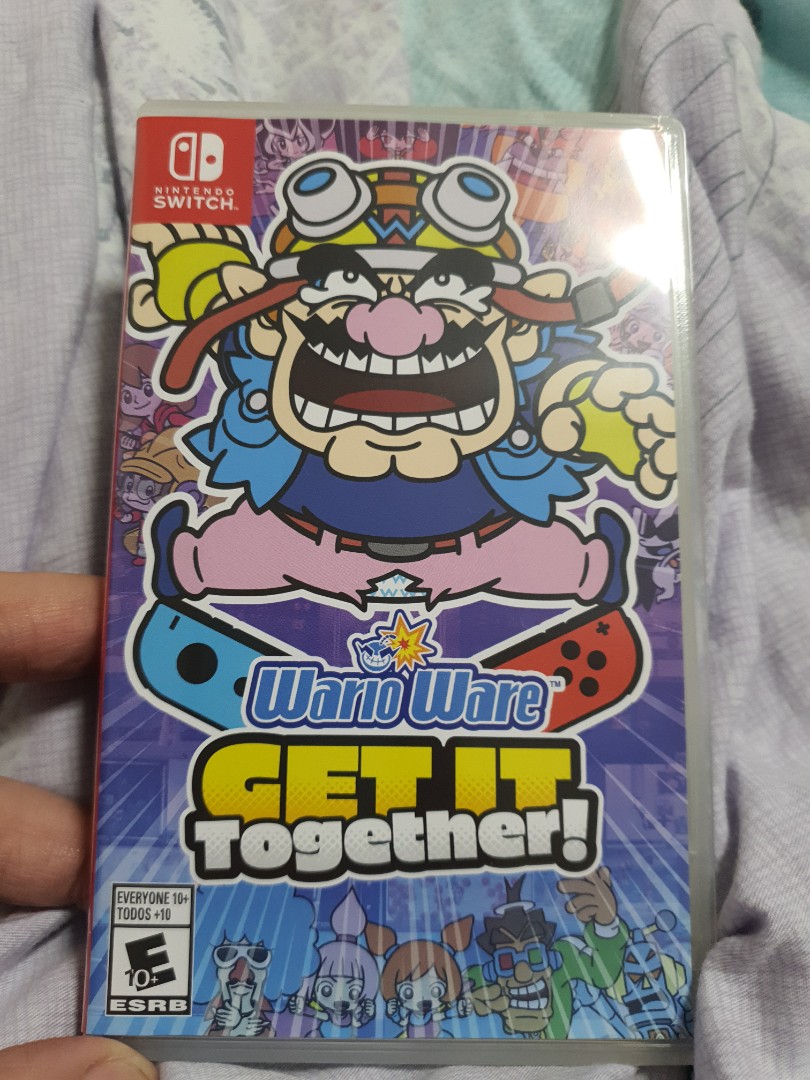 Fourreau De Jeu Nintendo Switch Personnalisé Pour Wario Ware Get It Together - Neuf
