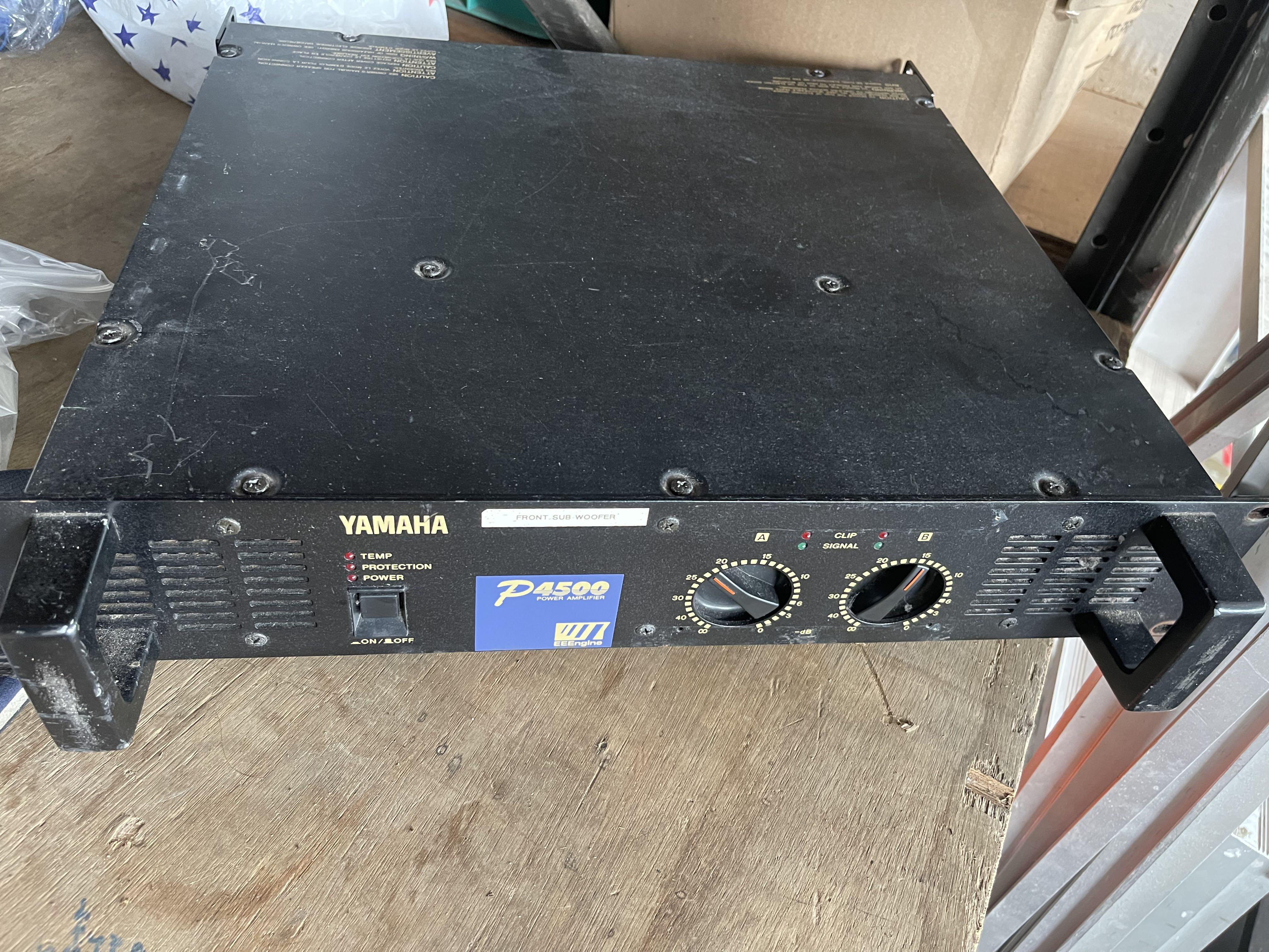 パワーアンプ ヤマハ P4500 YAMAHA 2ch PAアンプ② パワーアンプ ヤマハ P4500 YAMAHA 2ch PAアンプ 動作品