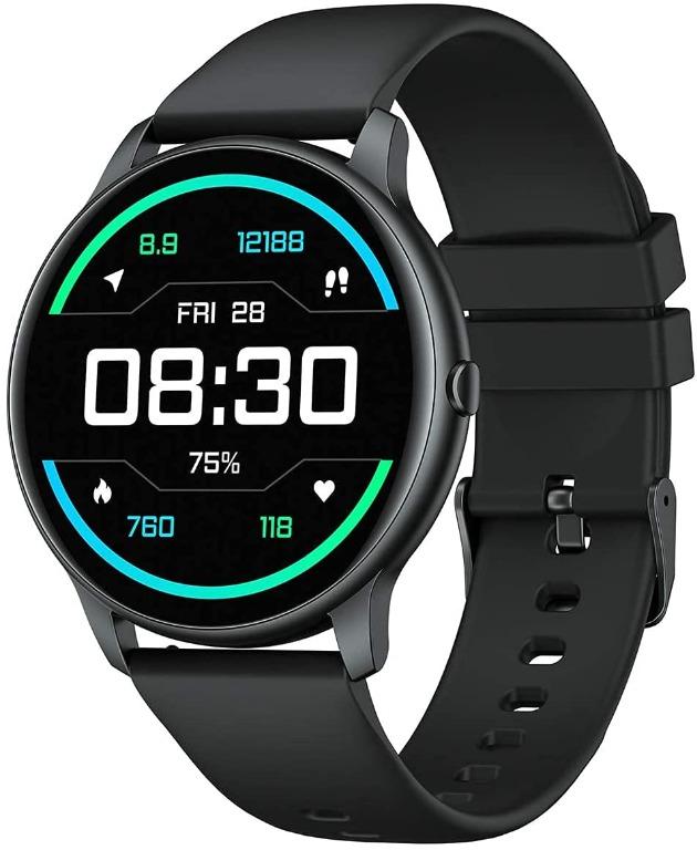 YAMAY SW022 Round Dial Smart Watch Color Black Grey Green Pink Mobile Phones Gadgets Wearables Smart Watches on Carousell