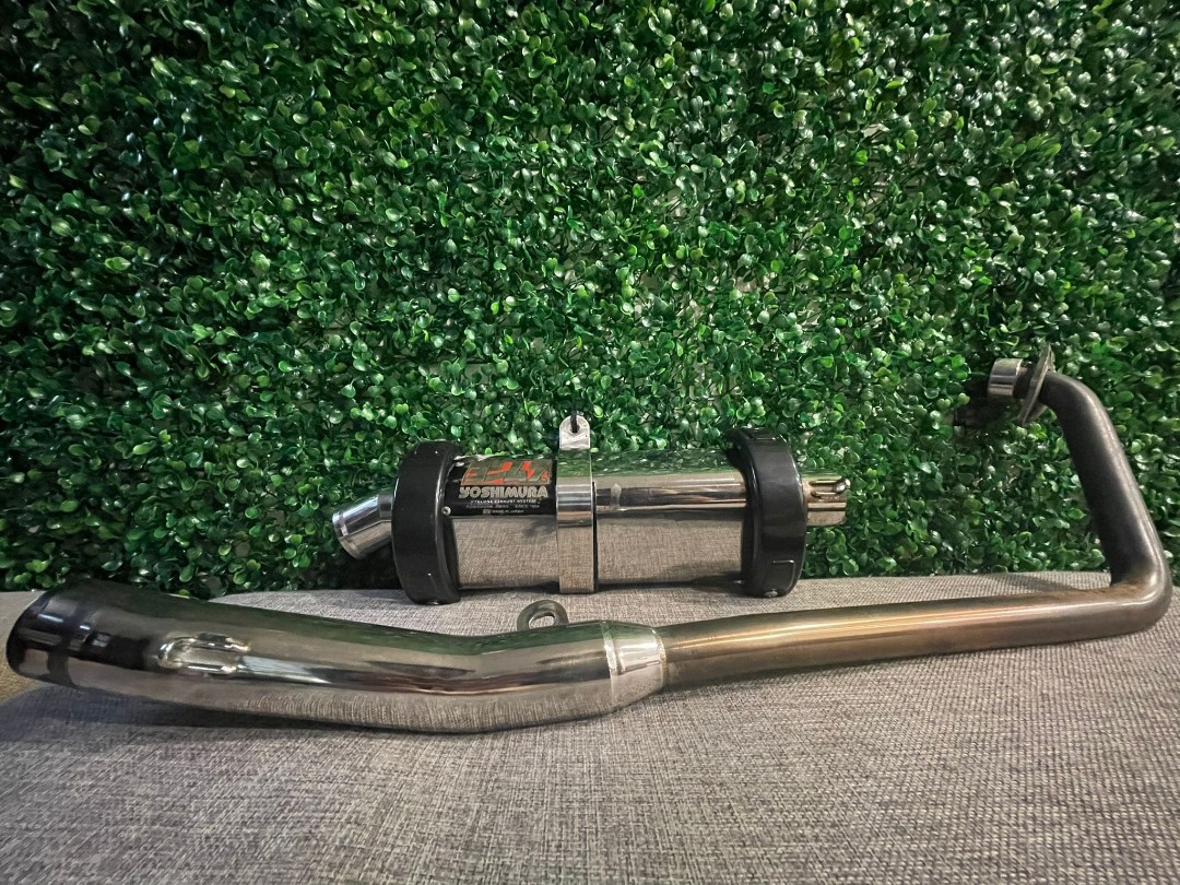 Yoshimura TriOval 135LC Stainless Steel Exhaust, Motorcycles