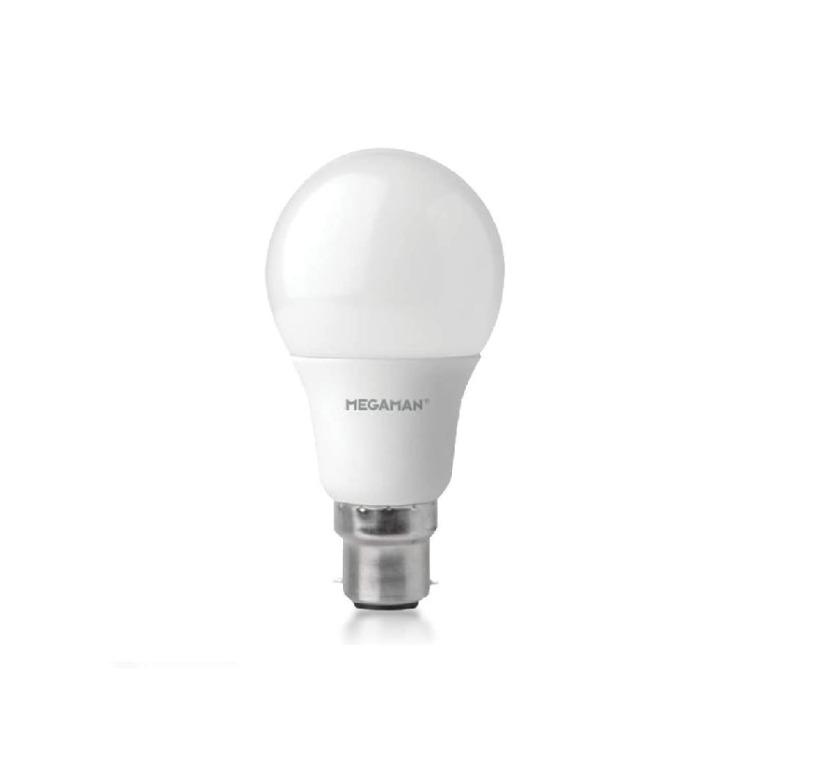 MEGAMAN 9.5W LED GLS LAMP 60 WATT LOW ENERGY REPLACEMENT LIGHT BULB WARM WHITE 