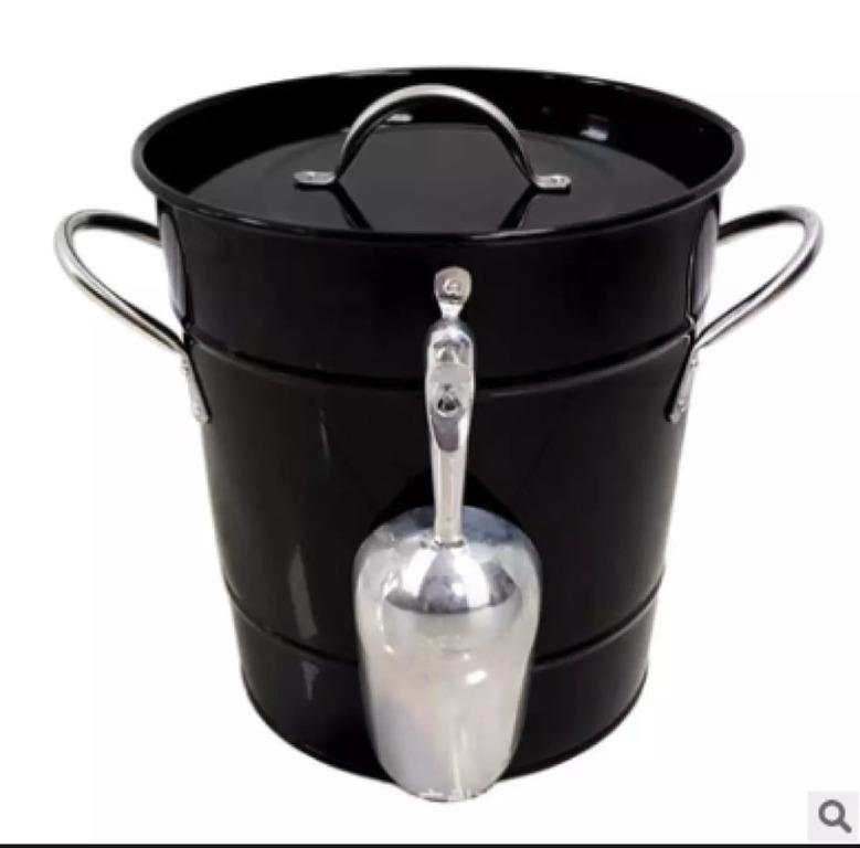 3.4L Dry Ice Bucket Tableware Double Ice Bucket Beverage Beer French ...