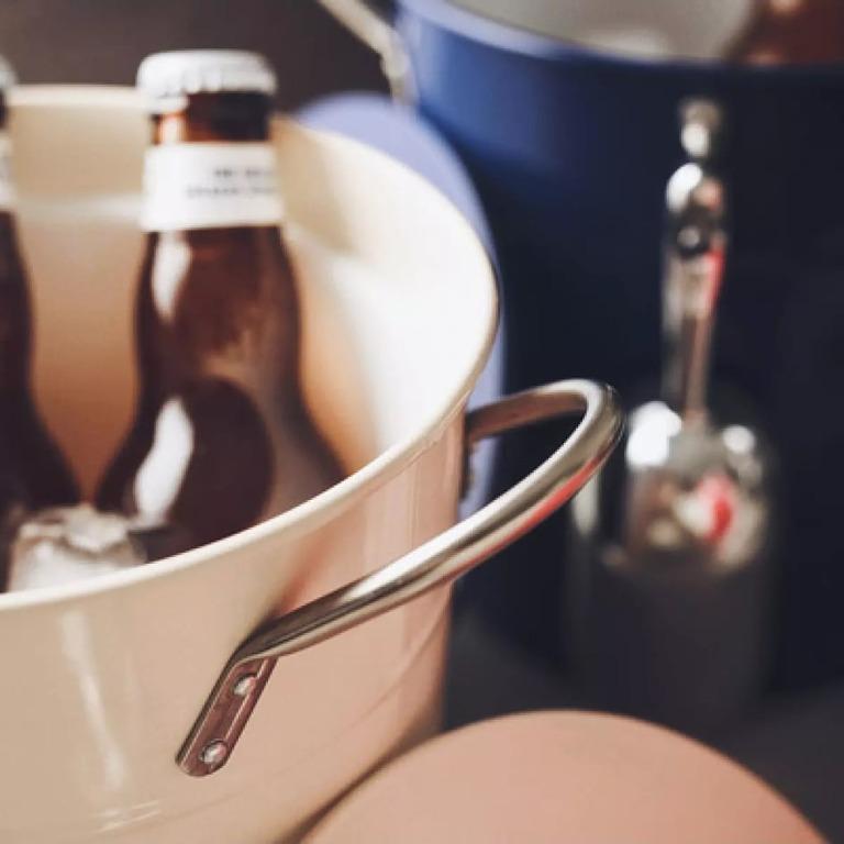 3.4L Dry Ice Bucket Tableware Double Ice Bucket Beverage Beer French ...