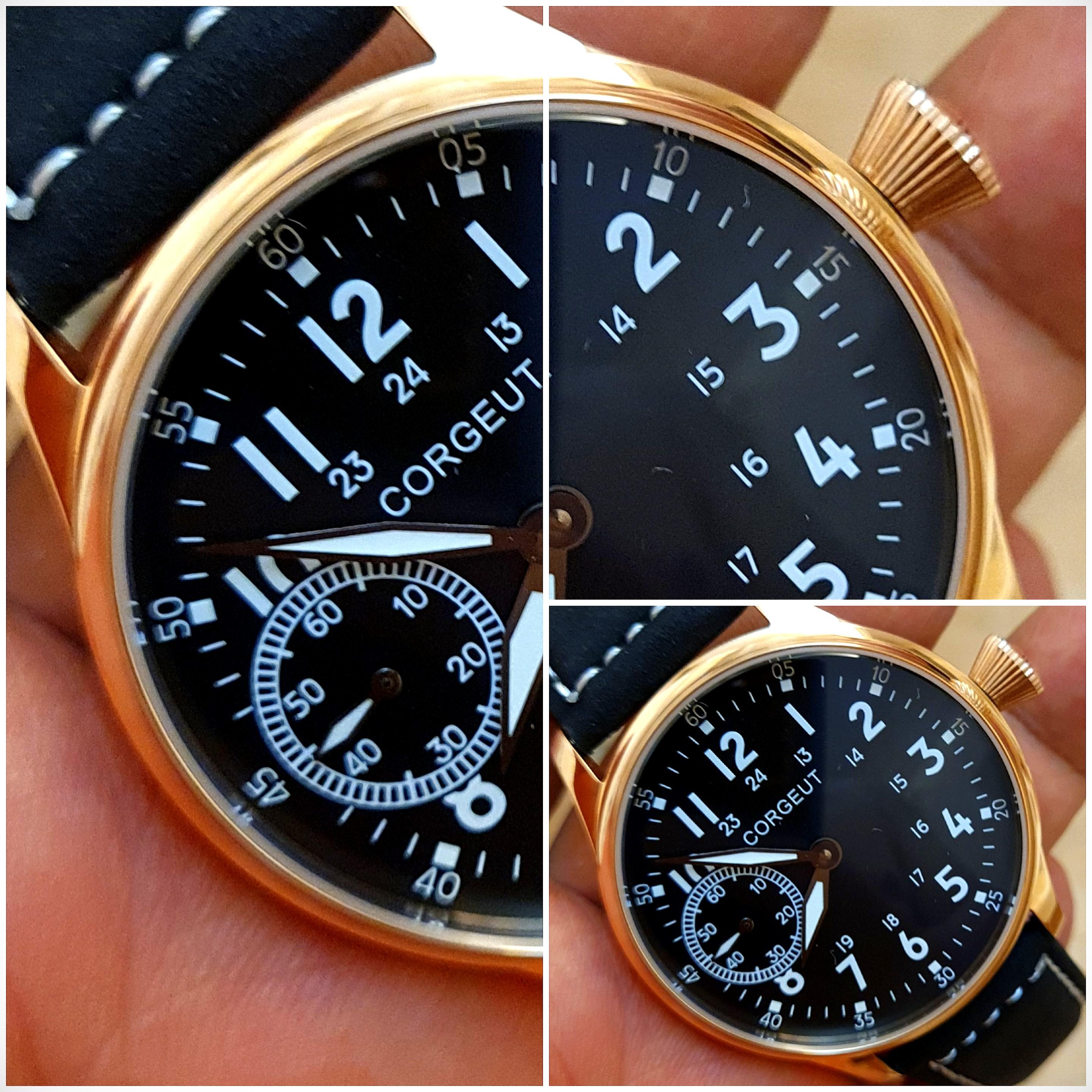 Corgeut pilot best sale watch