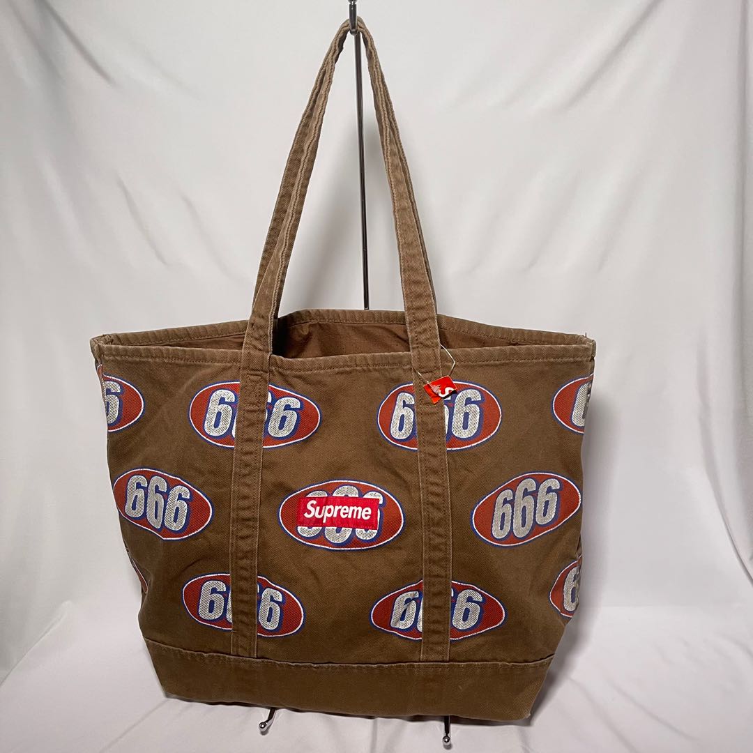 new Supreme 666 Tote Bag Brown SS17 啡 