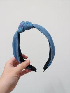 髮箍 牛仔綁結