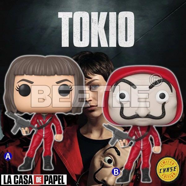 FUNKO POP LA CASA DE PAPEL money heist NETFLIX TOKIO CHASE