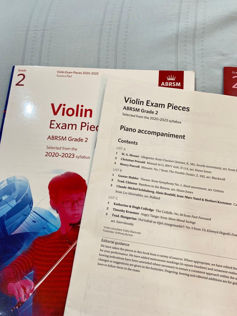 ABRSM Violin Exam Pieces 2020-2023 Grade 2 - Spartito E Parti Per Esami Di Violino - Foto 13