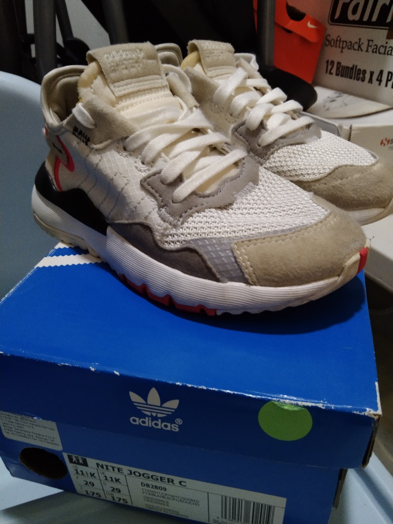 Adidas nite hotsell jogger childrens