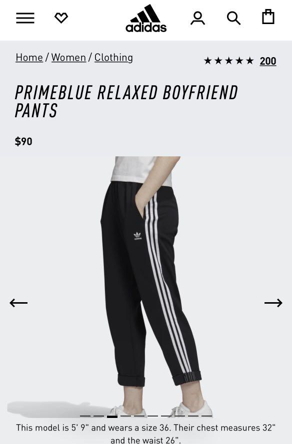 adidas Originals Women's Primeblue Relaxed Boyfriend Pants