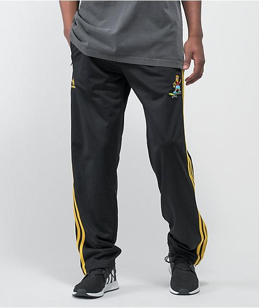 Adidas The Simpsons Firebird Trackpants, Men's Fashion, Bottoms, Joggers on  Carousell