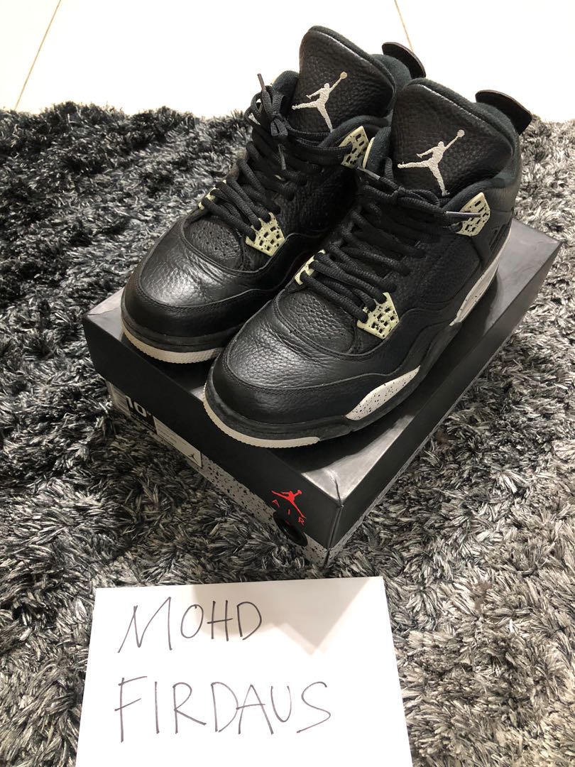Air Jordan 4 'Oreo', Men's Fashion 