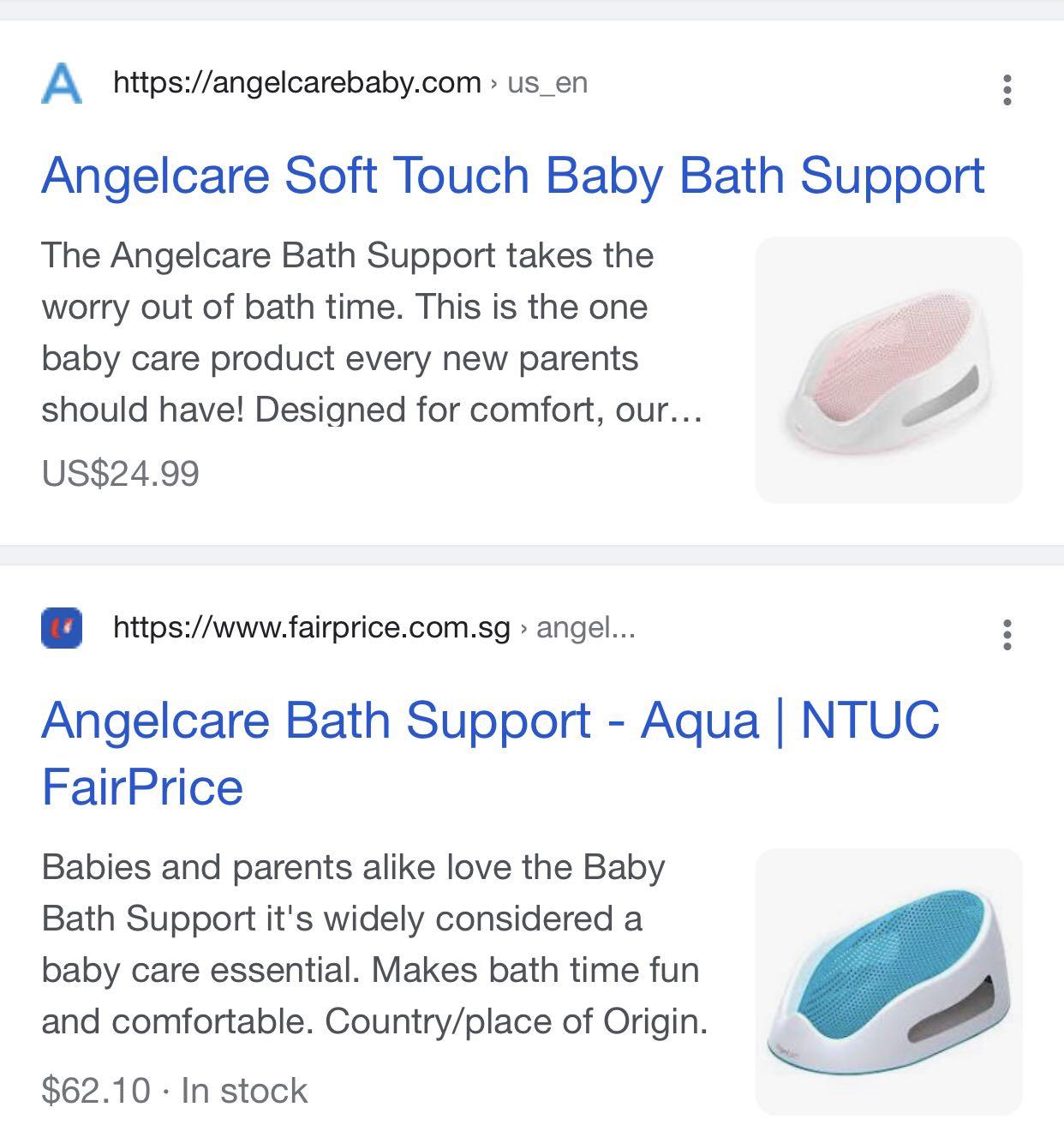 Freebies!!! Angel Care Baby Bath support, Babies & Kids, Bathing