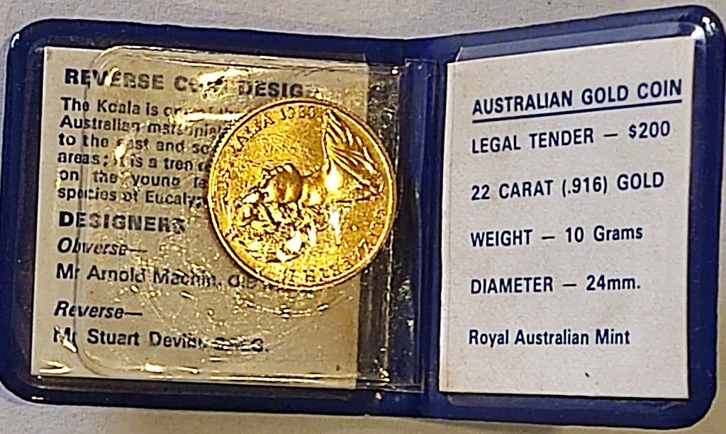 Australia 1983 $200 Gold Coin - Koala BU, Hobbies & Toys