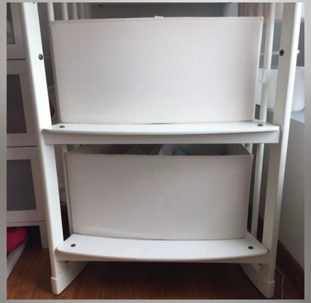 Authentic Stokke Changing Table (white), Furniture & Home Living, Furniture, Tables & Sets on