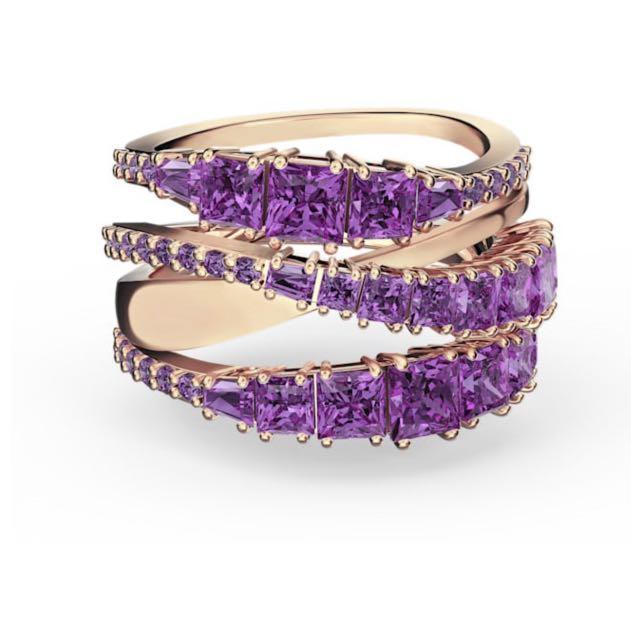 Purple gold ring hot sale