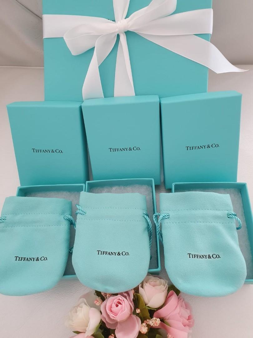Tiffany gift shop bags and boxes