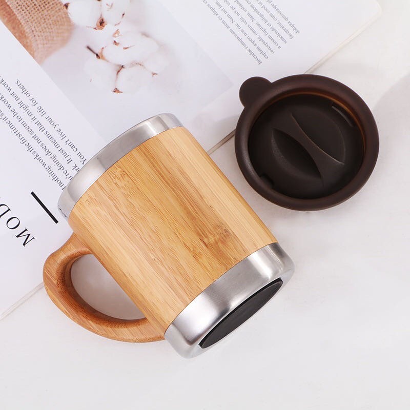 Bamboo Mug 300ml (Plain), Furniture & Home Living, Kitchenware