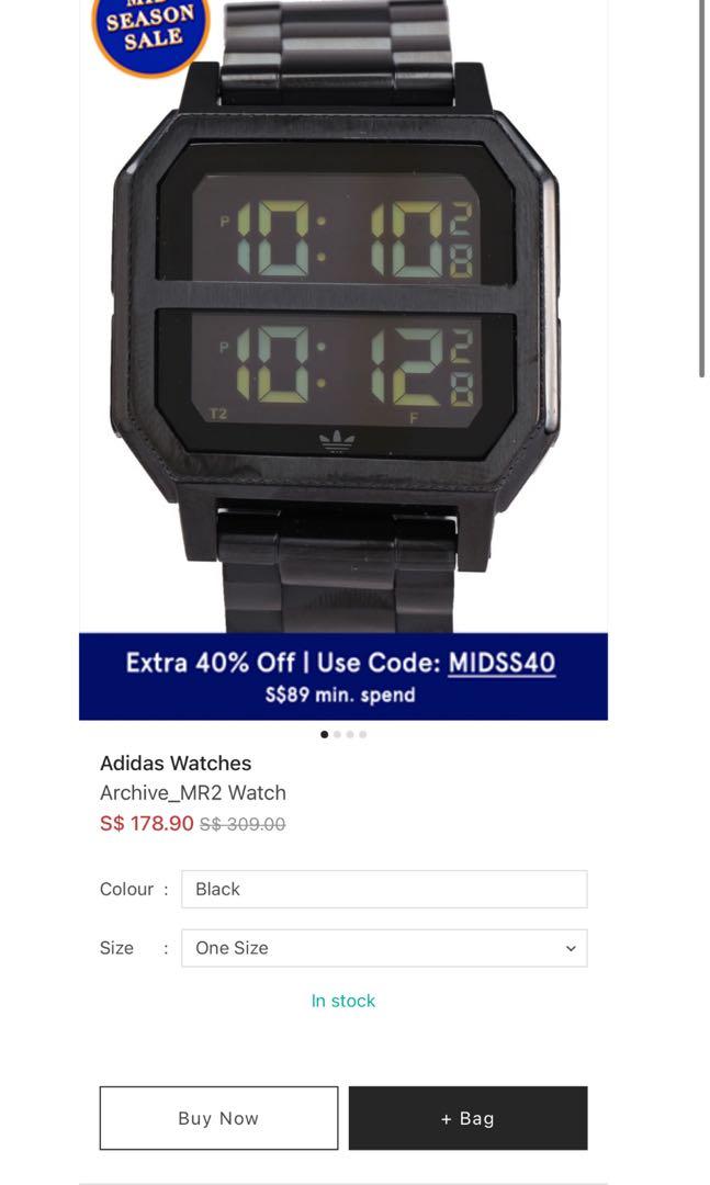 Adidas originals watch 123 sales