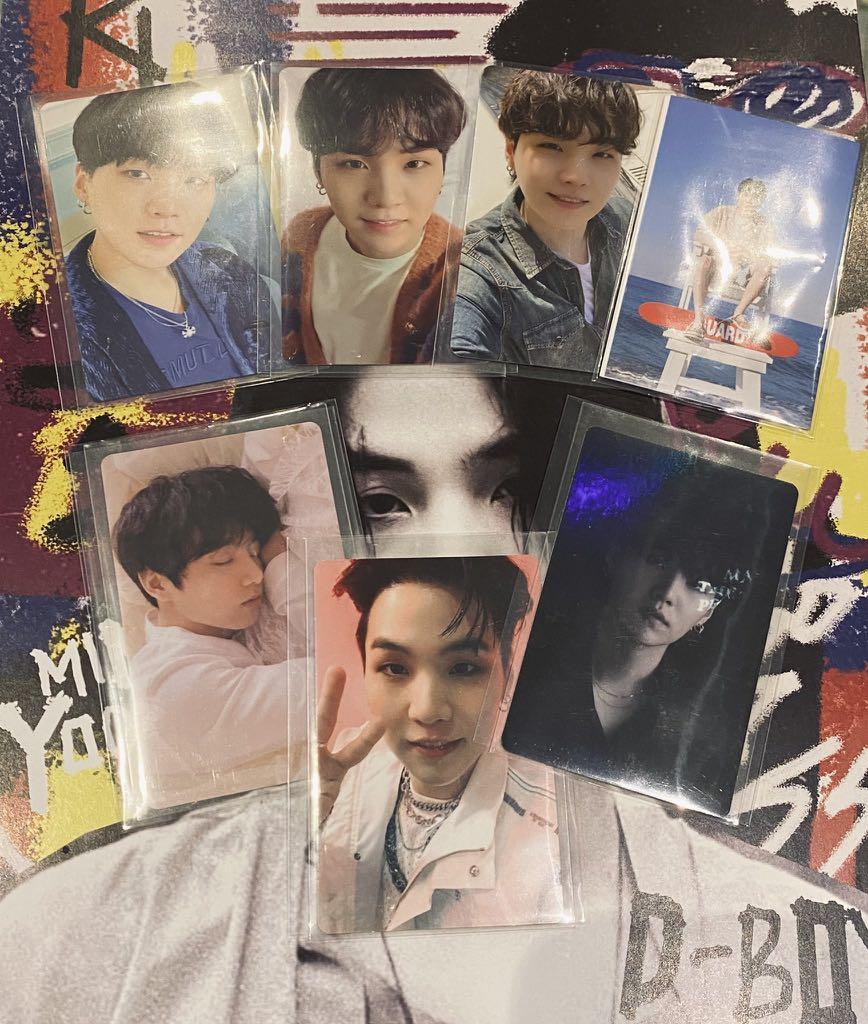 BTS Yoongi Suga Jungkook Photocards Set (Category: K-Wave Merchandise) located in Manila. Submitted by randomdeclutters (Listing ID 1118956079, Image 1). Description: All are onhand! Shopee checkout available.